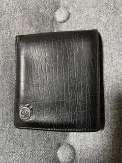 GUCCI黒 レザー 二つ折り財布