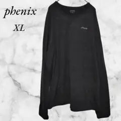 フェニックス　長袖Tシャツ　スポーツウェア　　ロゴ刺繍　XL ブラックのサムネイル