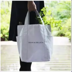 【新品】【完売品】DEAN & DELUCA　マーケットトートバッグ Ｌサイズのサムネイル