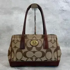 Vintage COACH Y2K Signature Tote Bag