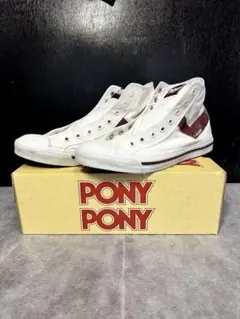 【希少】PONY ポニー　ハイカットスニーカー 箱付きのサムネイル