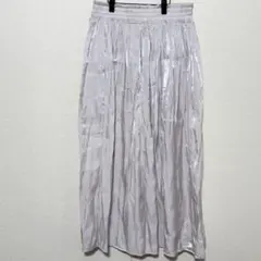 HK WORKSLONDONアイボリー フレアスカート プリーツ