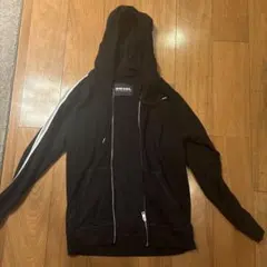DIESEL ブラック ラウンジウェア パーカー