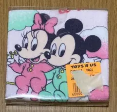 未使用※ほつれあり】ベビーミッキー・ベビーミニー タオル トイザらス【ゆうミニ