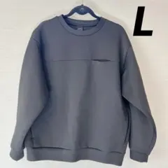 メンズ　トレーナー　トップス　Find-Out ブラック クルーネックスウェット