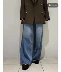 MilaOwen ルーズフィットバギーデニムパンツのサムネイル