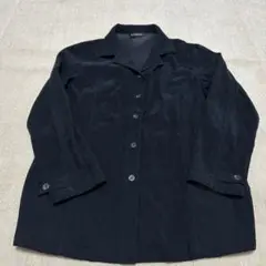 【Le CONFORT】 ジャケット シャツ レディース （LL） 黒