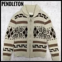 希少 70s ペンドルトン ヴィンテージ カウチンニット M TALONジップ