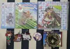ウマ娘　グッズ　ラバーマスコット　アクリルスタンド　缶バッチ