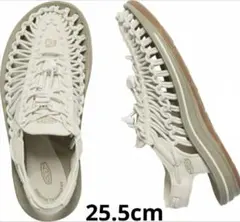 KEEN ホワイト サンダル UNEEK / ユニーク/25.5