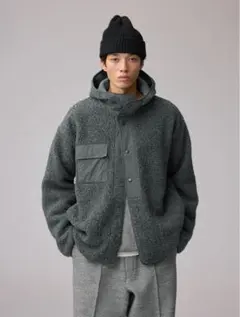 【GU×ENGINEERED GARMENTS】ボアフリーススナップパーカ