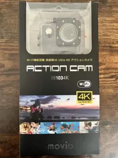 movio アクションカメラ M1034K 4K Ultra HD