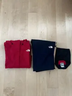 【上下セット・袋付】ノースフェイス ゴアテックス レインウェア レディースM