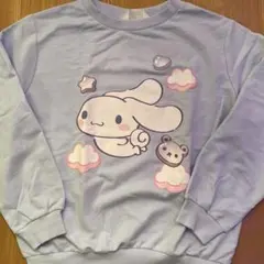 H&M ライトブルー トレーナー US 8/10