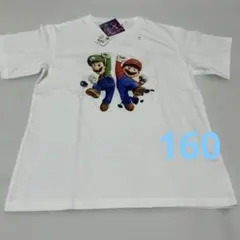 160 マリオ　ユニクロ　UT 新品未使用品　白　スーパーマリオ　ゲームのサムネイル