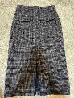 ウール ロングスカート