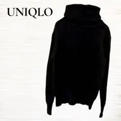 UNIQLO/タートルネックニット/セーター/Ｓ/カシミヤ100%/ブラック