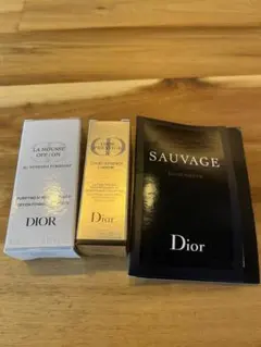 ディオール サンプル 洗顔料、化粧水、ソヴァージュ