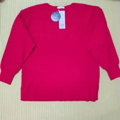 a.v.v レッドニット Lサイズ