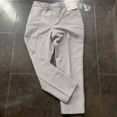 新品タグ付き✨UNIQLO ストレッチクロップドパンツ ストライプ　58サイズ