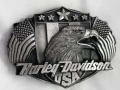 Harley Davidson ベルトバックル USA