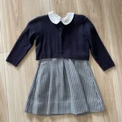 ファミリア　カーディガン付き　110