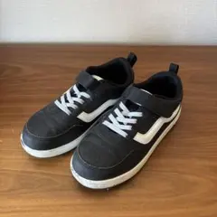 VANS 黒白 スニーカー　21センチ