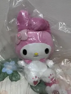 【新品未使用】マイメロディ ぬいぐるみ　マスコット　犬 mym-nui4set.jpg