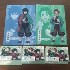 鬼滅の刃　冨岡義勇　竈門炭治郎　クリアファイル　おにぎりスリーブ　ファミマ