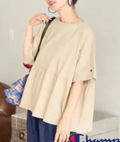 Champion Freak’s store 別注 フリル切り替えTシャツ 新品