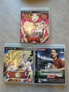 PS3ゲームソフト　キャサリン　ドラゴンボール　ウイイレ9