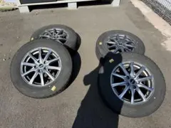 SMACK アルミホイール.タイヤホイール4本セット215/55 R17状態良好