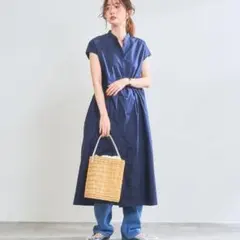 coen（コーエン） Ｒｅｃａｆｅ サイドギャザーワンピース