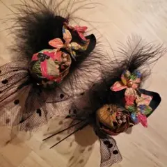 和装髪飾り 多色 花飾り