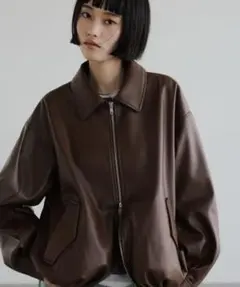 【専用】LOWRYS FARM レザーバルーンブルゾン