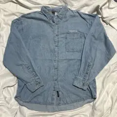 企業ロゴ PORT AND COMPANY ボタンダウンシャツ ２XL US古着
