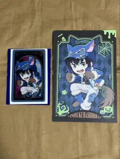 鬼滅の刃 ハロウィン 2025 メタリックカード ポストカード 嘴平伊之助
