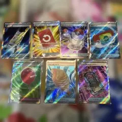 ポケモンカード ミラー仕様 トレーナーズ グッズ7枚セットのサムネイル