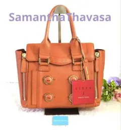 SamanthaThavasa LINEA J　ハンドバッグ　レトロ風　美品✨️