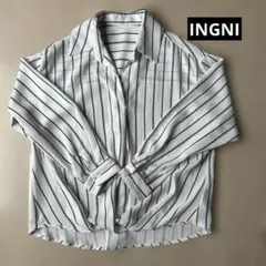 イング　ブラウス　INGNI 長袖　M オフィスカジュアル