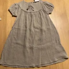 新品未使用　タグ付き　テータテート　ワンピース　ブラウン110