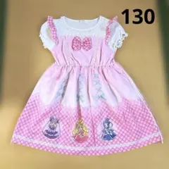 Majolica☆キミとアイドルプリキュアピンクAラインワンピース130サイズのサムネイル