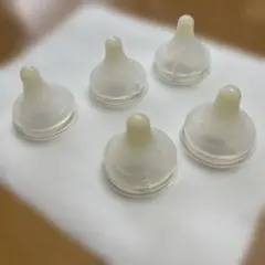 シリコン製 哺乳瓶用乳首 5個セット　SS3個　S2個　母乳実感　ピジョン
