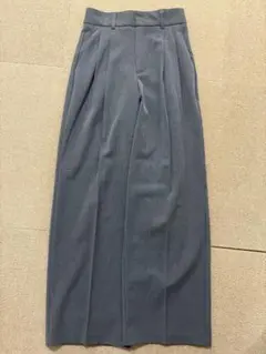 GU タックワイドパンツ DARK GRAY Sサイズ