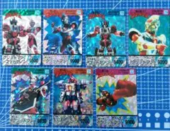 希少レア【円谷プロ】電光超人グリッドマン　キラ カード7枚 セット 1993年