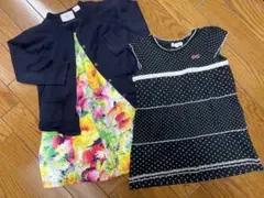 （まとめ売り）baby GAP,3can4on ワンピース2点、カーディガン