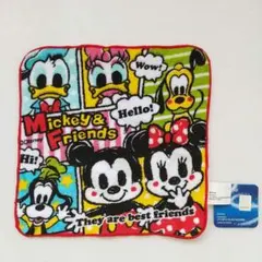 ☆【匿名配送】ミッキー&フレンズ ミニタオル Disney ★新品未使用★