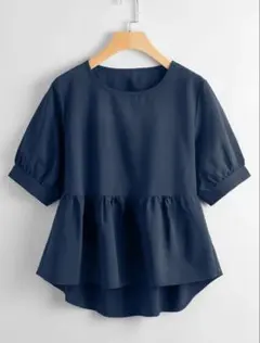 SHEIN ネイビー トップス