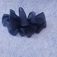 バレッタ　リボン　ヘアーアクセサリー 髪飾り　レース　髪止め