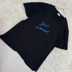 SAINT LAURENT プリントTシャツ ブラック S カジュアル 着回しのサムネイル